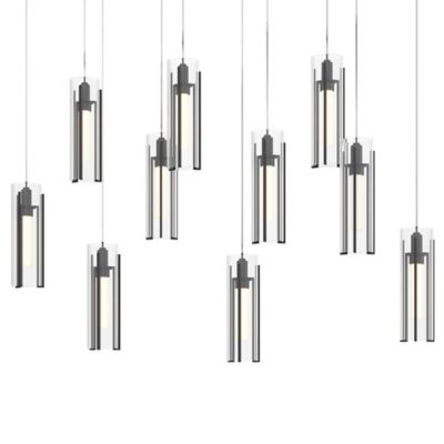 Exos 10-Light Rectangular Pendant