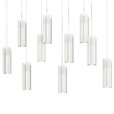 Exos 10-Light Rectangular Pendant