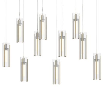 Exos 10-Light Rectangular Pendant
