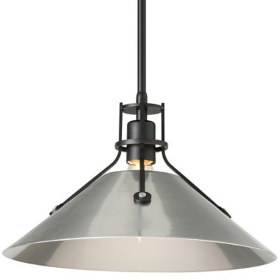 Henry Medium Steel Shade Pendant
