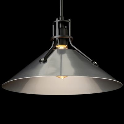 Henry Medium Steel Shade Pendant