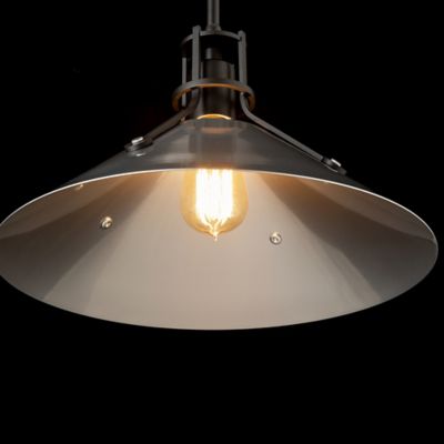 Henry Medium Steel Shade Pendant