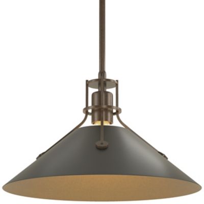 Henry Medium Steel Shade Pendant