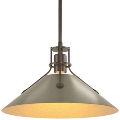 Henry Medium Steel Shade Pendant