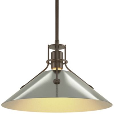 Henry Medium Steel Shade Pendant