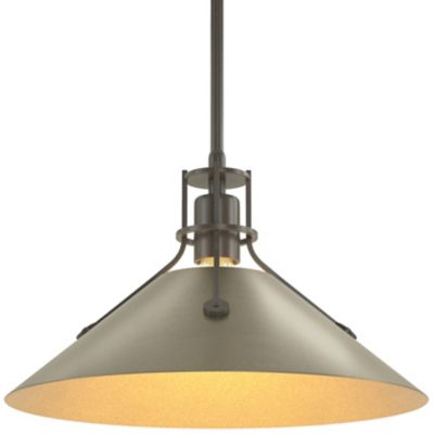Henry Medium Steel Shade Pendant