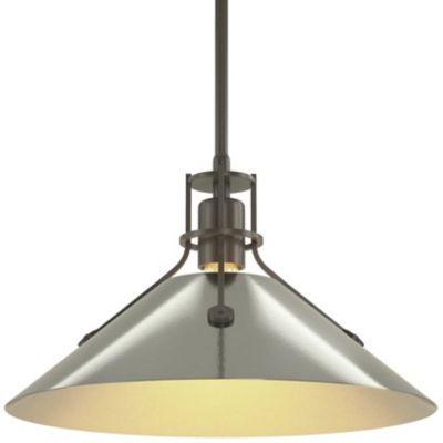 Henry Medium Steel Shade Pendant
