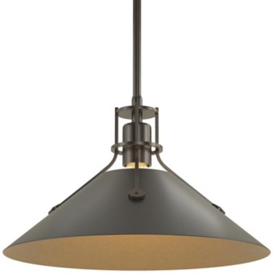 Henry Medium Steel Shade Pendant