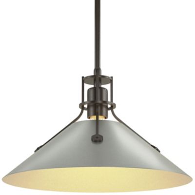 Henry Medium Steel Shade Pendant