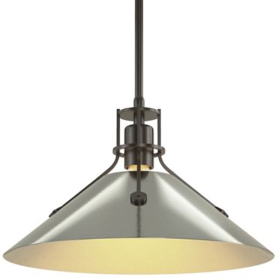 Henry Medium Steel Shade Pendant