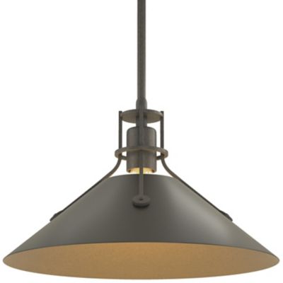 Henry Medium Steel Shade Pendant