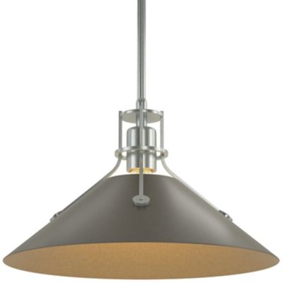 Henry Medium Steel Shade Pendant