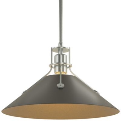 Henry Medium Steel Shade Pendant