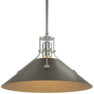 Henry Medium Steel Shade Pendant