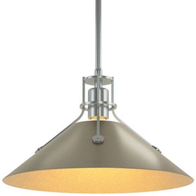 Henry Medium Steel Shade Pendant