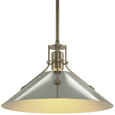 Henry Medium Steel Shade Pendant