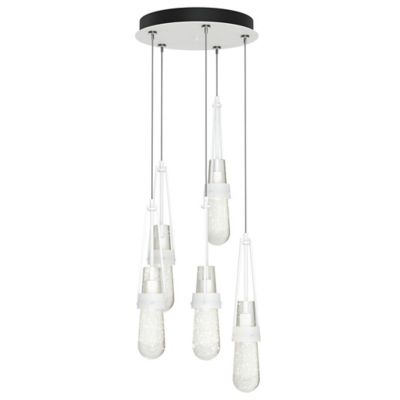 Link Blown Glass Round Multi-Light Pendant