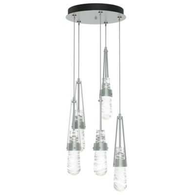 Link Blown Glass Round Multi-Light Pendant