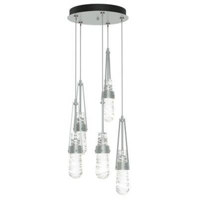 Link Blown Glass Round Multi-Light Pendant