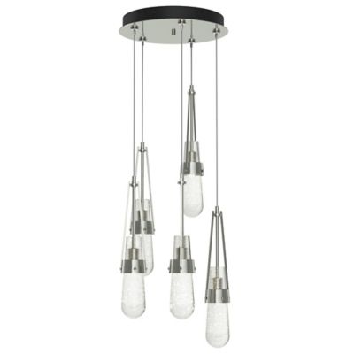 Link Blown Glass Round Multi-Light Pendant