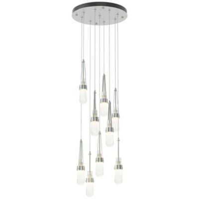 Link Blown Glass Round Multi-Light Pendant