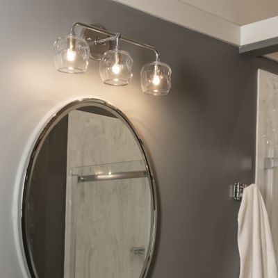 Ume 3-Light Curved Arm Vanity Light