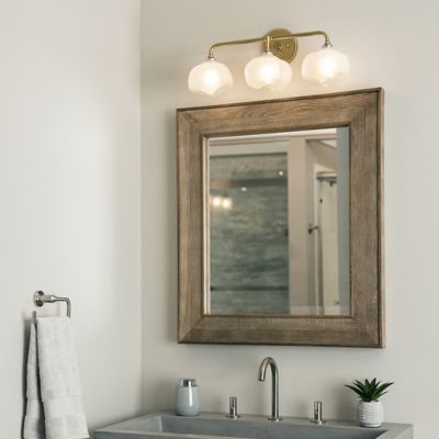 Ume 3-Light Curved Arm Vanity Light