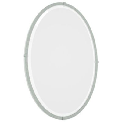 Beveled Oval Wall Mirror