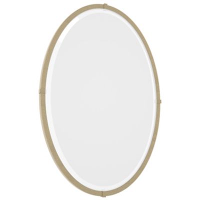 Beveled Oval Wall Mirror