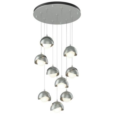 Brooklyn 9-Light Double Shade Round Multi-Light Pendant