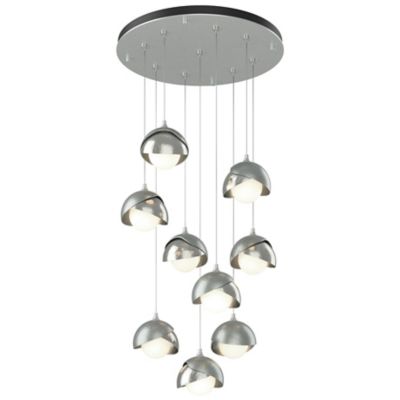 Brooklyn 9-Light Double Shade Round Multi-Light Pendant