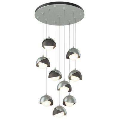 Brooklyn 9-Light Double Shade Round Multi-Light Pendant