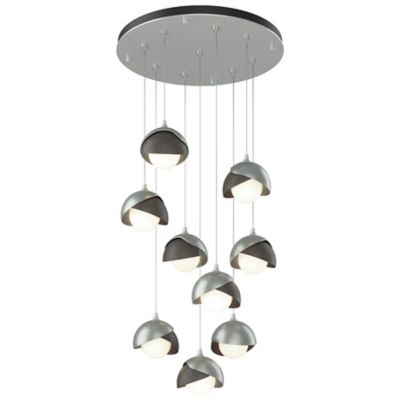 Brooklyn 9-Light Double Shade Round Multi-Light Pendant
