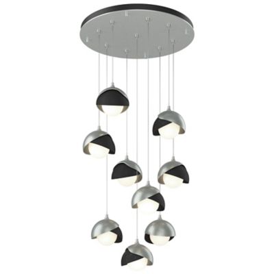 Brooklyn 9-Light Double Shade Round Multi-Light Pendant