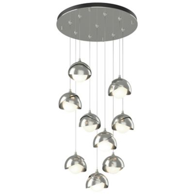 Brooklyn 9-Light Double Shade Round Multi-Light Pendant