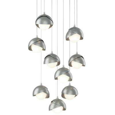 Brooklyn 9-Light Double Shade Round Multi-Light Pendant