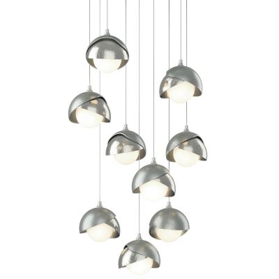 Brooklyn 9-Light Double Shade Round Multi-Light Pendant