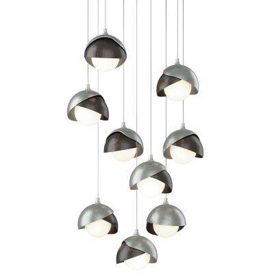 Brooklyn 9-Light Double Shade Round Multi-Light Pendant
