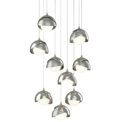 Brooklyn 9-Light Double Shade Round Multi-Light Pendant