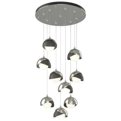 Brooklyn 9-Light Double Shade Round Multi-Light Pendant