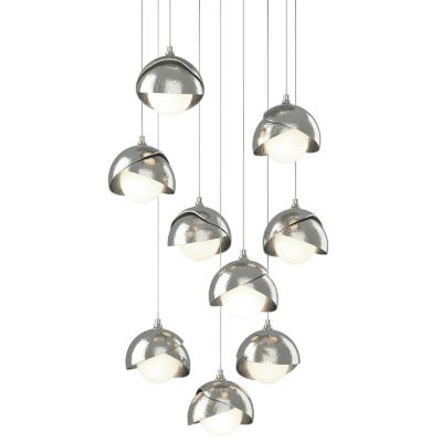 Brooklyn 9-Light Double Shade Round Multi-Light Pendant