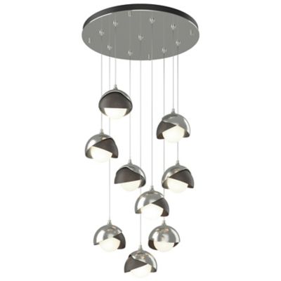 Brooklyn 9-Light Double Shade Round Multi-Light Pendant