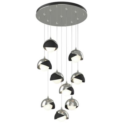Brooklyn 9-Light Double Shade Round Multi-Light Pendant