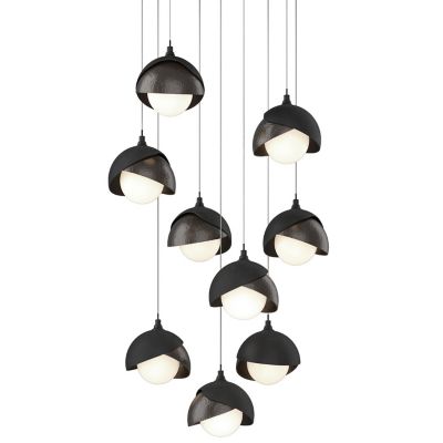 Brooklyn 9-Light Double Shade Round Multi-Light Pendant