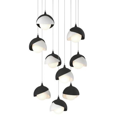 Brooklyn 9-Light Double Shade Round Multi-Light Pendant