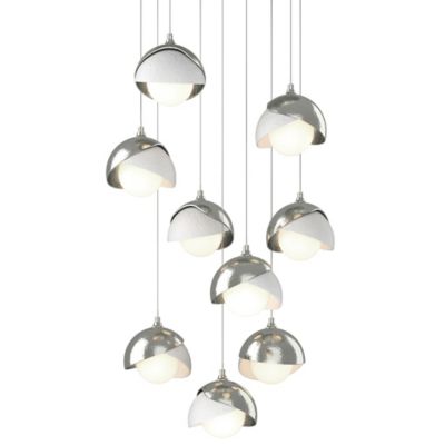 Brooklyn 9-Light Double Shade Round Multi-Light Pendant