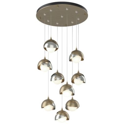 Brooklyn 9-Light Double Shade Round Multi-Light Pendant