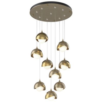 Brooklyn 9-Light Double Shade Round Multi-Light Pendant