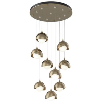 Brooklyn 9-Light Double Shade Round Multi-Light Pendant