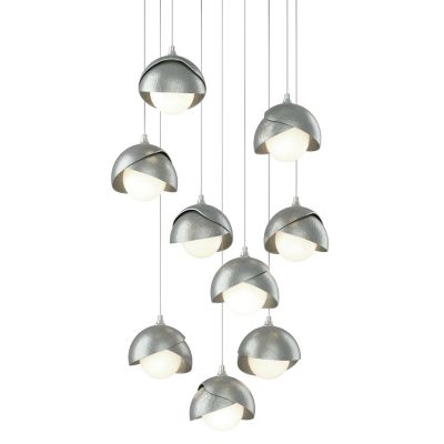 Brooklyn 9-Light Double Shade Round Multi-Light Pendant